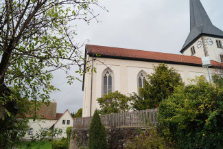 Ehemalige Synagoge unterhalb der Kirche