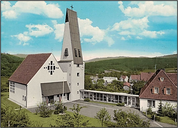 Kirche und Pfarrhaus Wildflecken