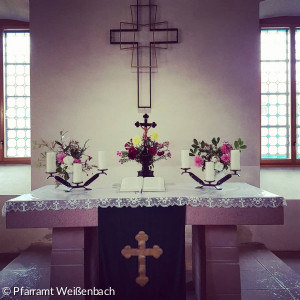 Altar in der Kirche von Weißenbach