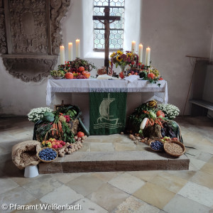 Altar zu Erntedank