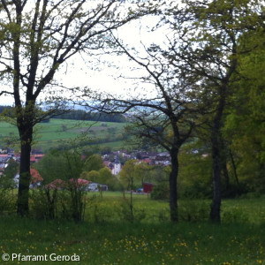Wanderweg zwischen Geroda und Platz